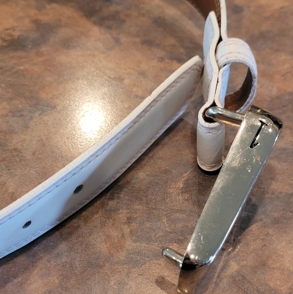 ONE EYERON Genuine Leather Belt, Golf Club Head Buckle, Inset Magnetic Marker - Picture 7 of 16